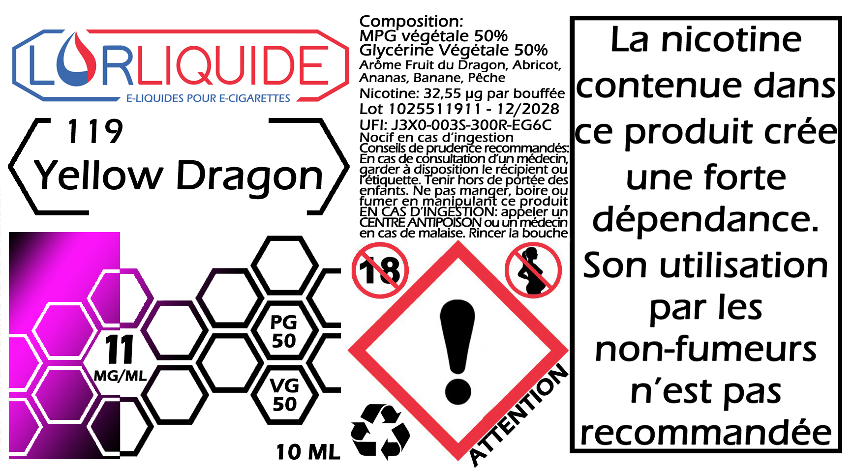 E-liquide Yellow Dragon – Image 4