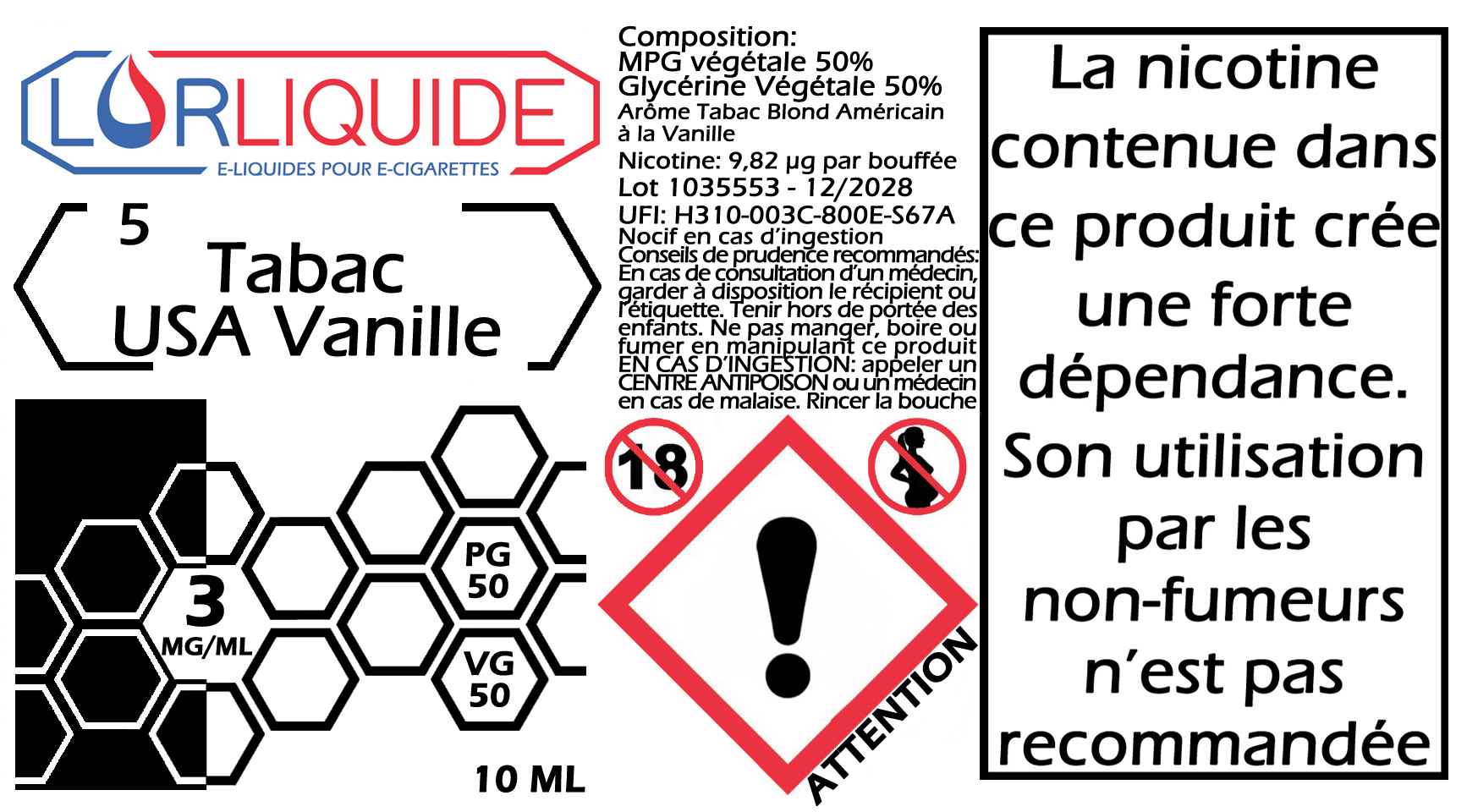 E-liquide Tabac Usa Vanille – Image 7