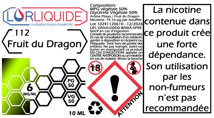 E-liquide Fruit du Dragon – Image 3