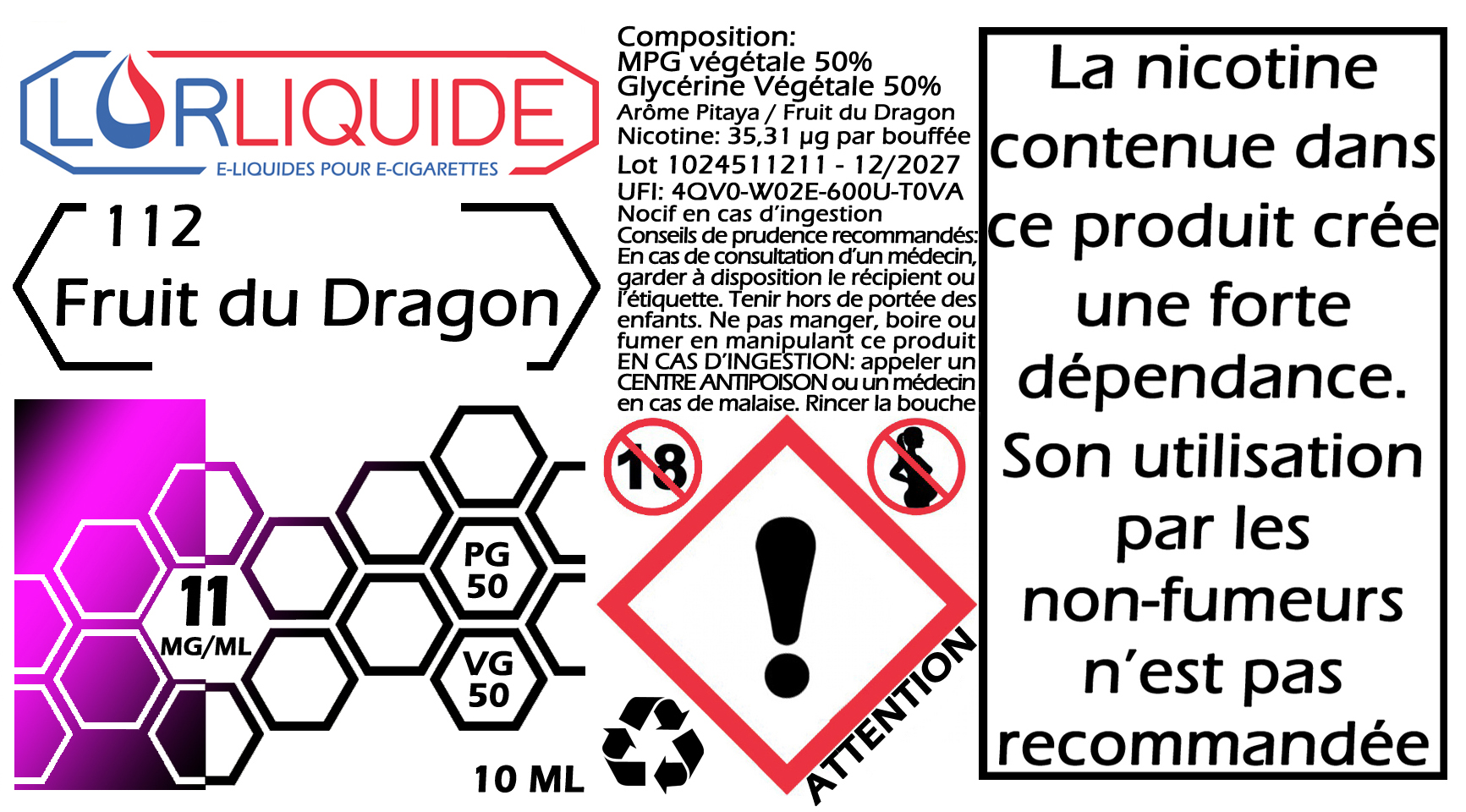 E-liquide Fruit du Dragon – Image 4