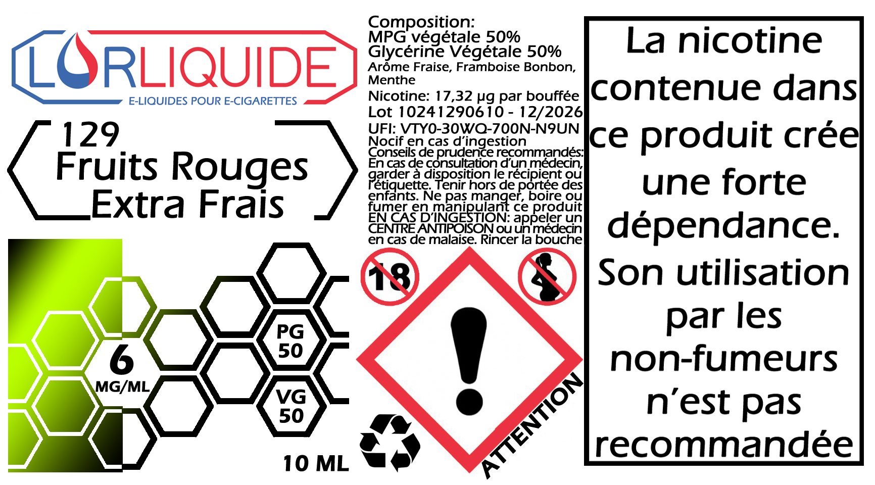 E-liquide Fruits Rouges Extra Frais – Image 3