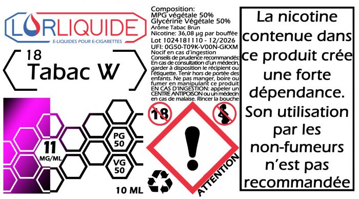 E-liquide Tabac W – Image 6