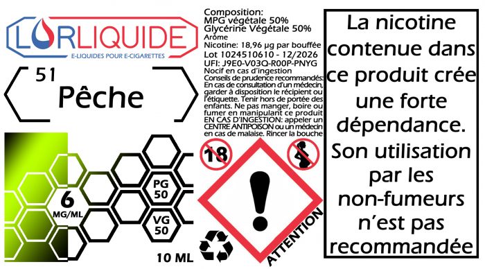 E-Liquide Pêche – Image 5