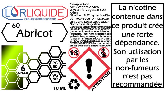 E-liquide Abricot – Image 3